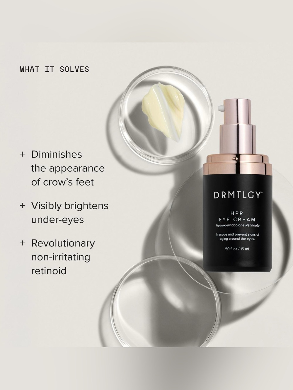DRMTLGY HPR Eye Cream — NEW - 15ml - Picture 3 of 6